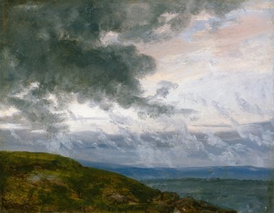 Estudio de nubes flotantes de Johan Christian Dahl